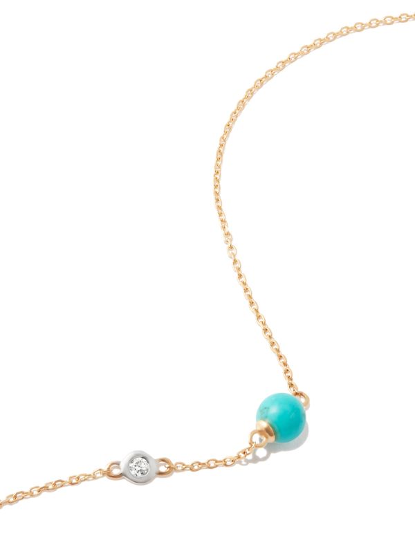 Mateo 14K Yellow Gold Turquoise And Diamond Bracelet | Browns Fine Bracelets