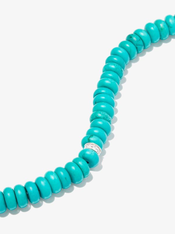 Mateo 14K Yellow Gold Turquoise Diamond Beaded Bracelet | Browns Fine Bracelets