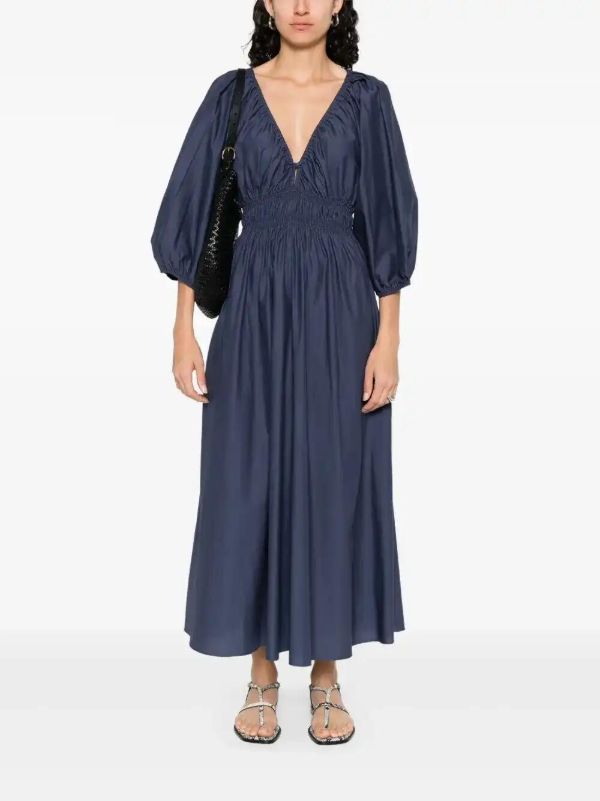 Matteau Shirred Midi Dress | Browns Day Dresses