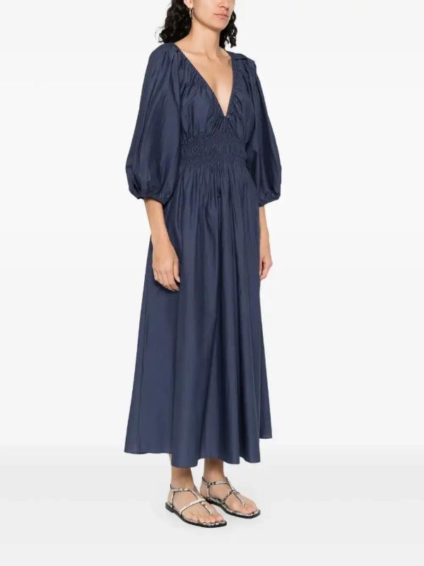 Matteau Shirred Midi Dress | Browns Day Dresses