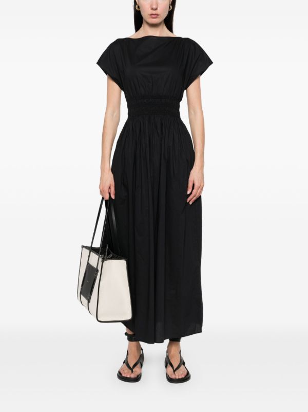 Matteau Shirred-waist Midi Dress | Browns Day Dresses