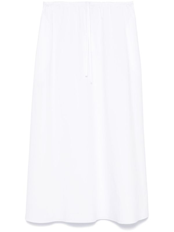 Matteau White Drawstring Skirt | Browns A-Line Skirts