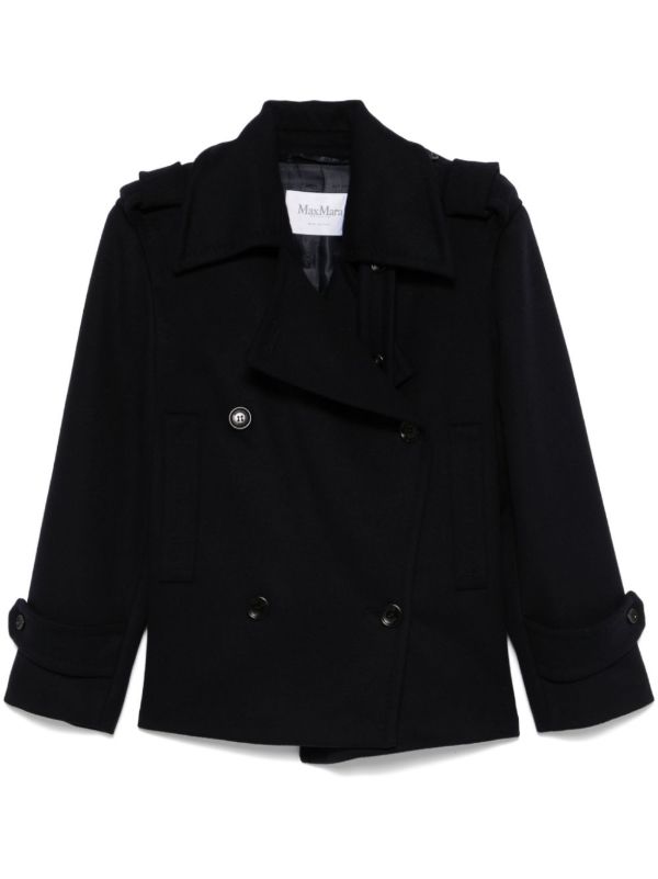 Max Mara Double-Breasted Trench Coat | Browns Trench Coats & Raincoats