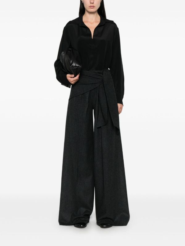 Max Mara Felt Palazzo Pants | Browns Wide-Leg Pants