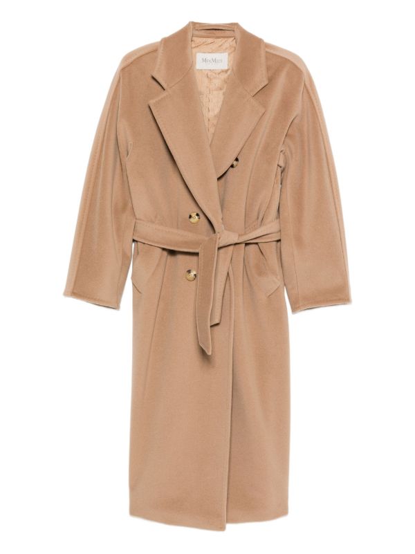 Max Mara Madame double-breasted wool coat | Browns Double Breasted & Peacoats