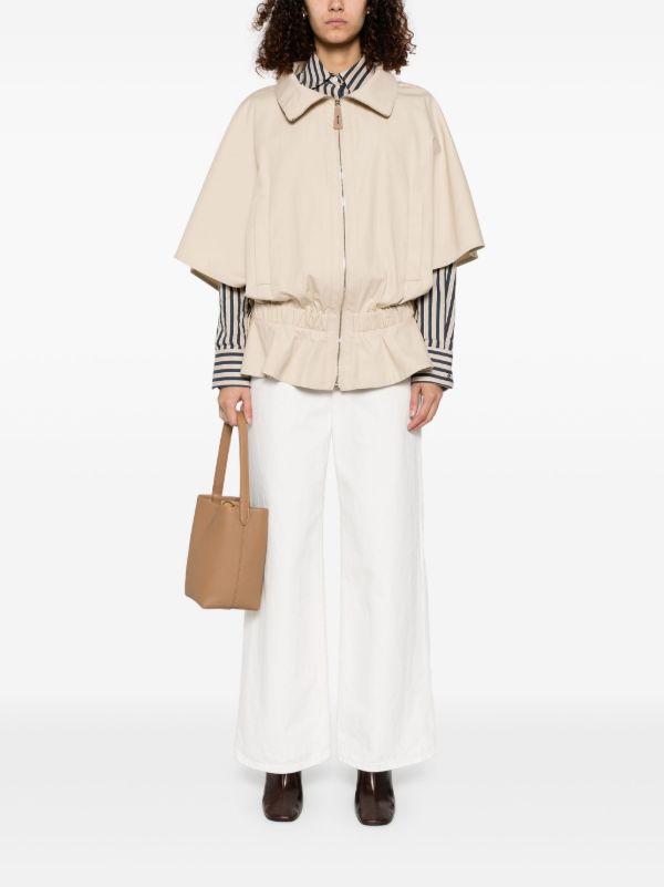 Max Mara Neutrals Chic Jacket | Browns Varsity Jackets