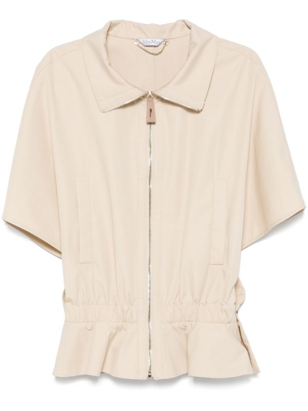 Max Mara Neutrals Chic Jacket | Browns Varsity Jackets