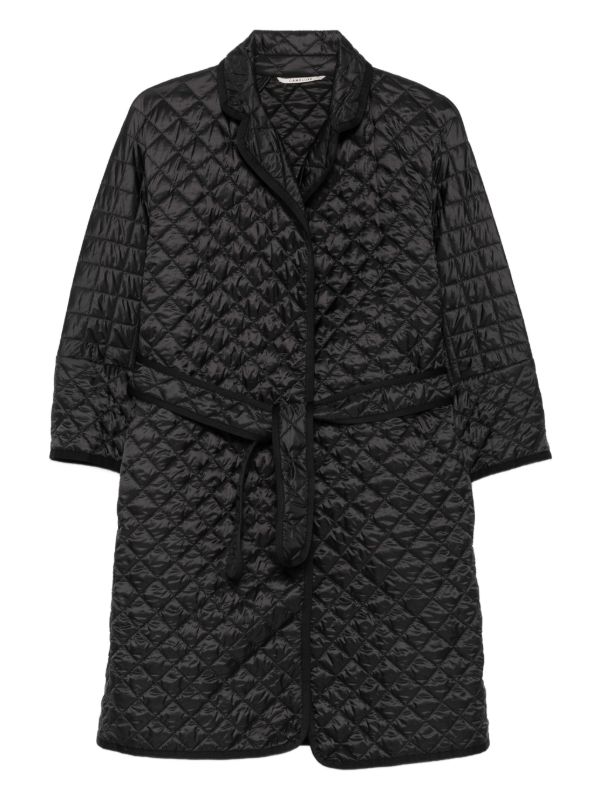 Max Mara quilted belted coat | Browns Single Breasted Coats
