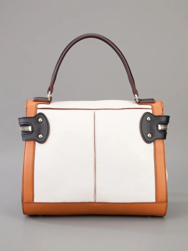 Max Mara Tri-colour Zip Up Tote | Browns Shoulder Bags