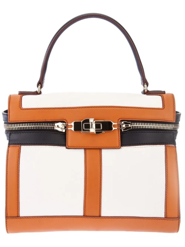 Max Mara tri-colour zip up tote | Browns Shoulder Bags
