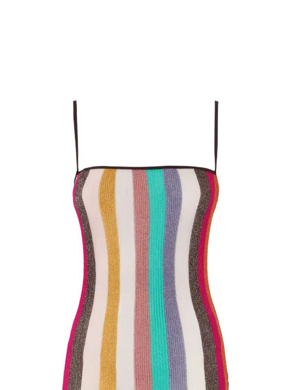 Missoni Blue Striped Knitted Dress | Browns Beach Dresses