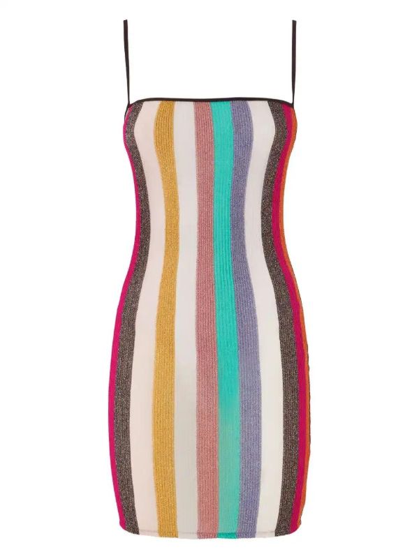 Missoni Blue Striped Knitted Dress | Browns Beach Dresses