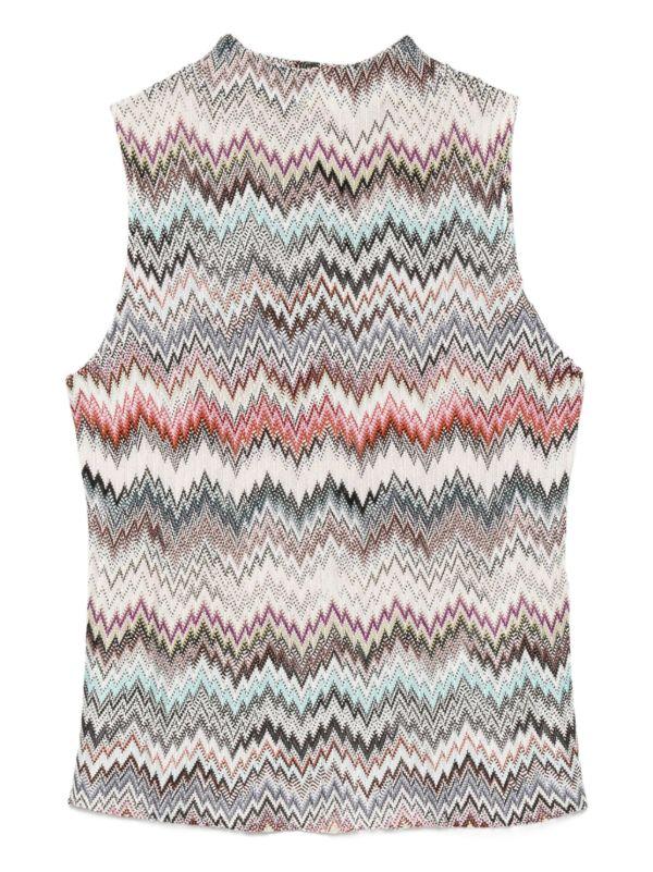 Missoni high-neck sleeveless top | Browns Vests & Tank Tops