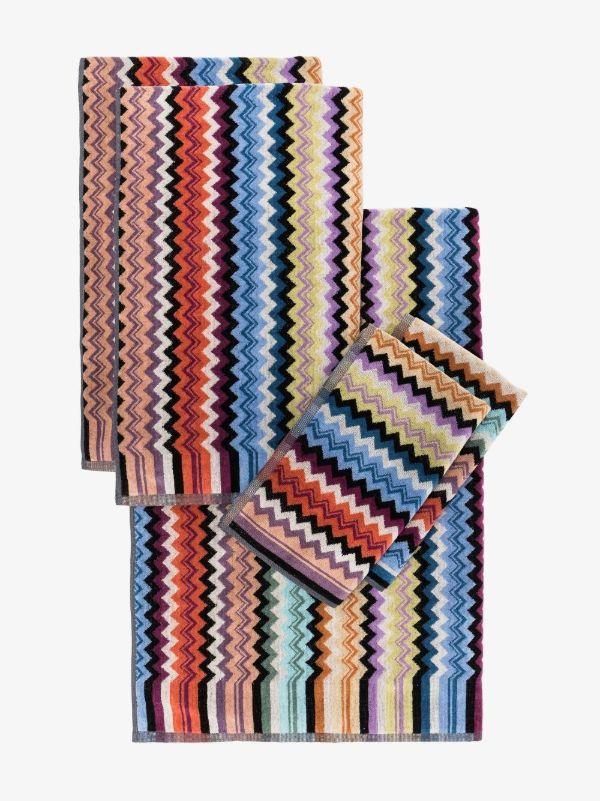 Missoni Home Adam cotton towels (set of 5) | Browns Towels