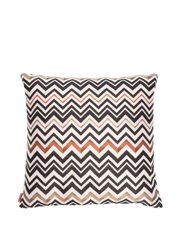 Missoni Home Black Belfast Zigzag Cushion | Browns Cushions
