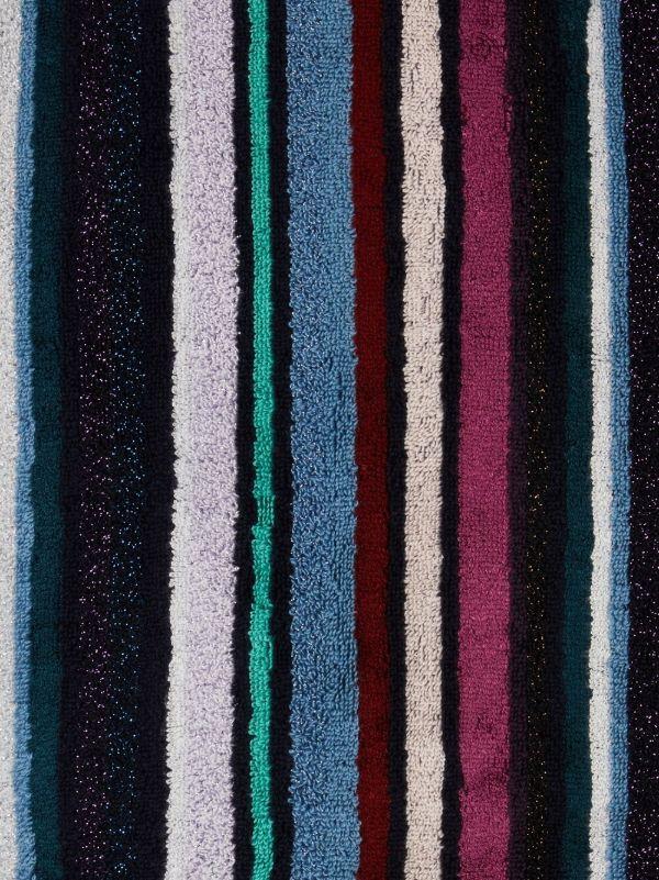 Missoni Home Blue Chandler Striped Cotton Robe | Browns Towels