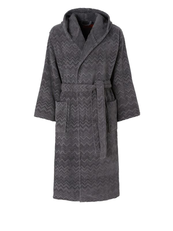 Missoni Home Chalk dressing gown | Browns Towels