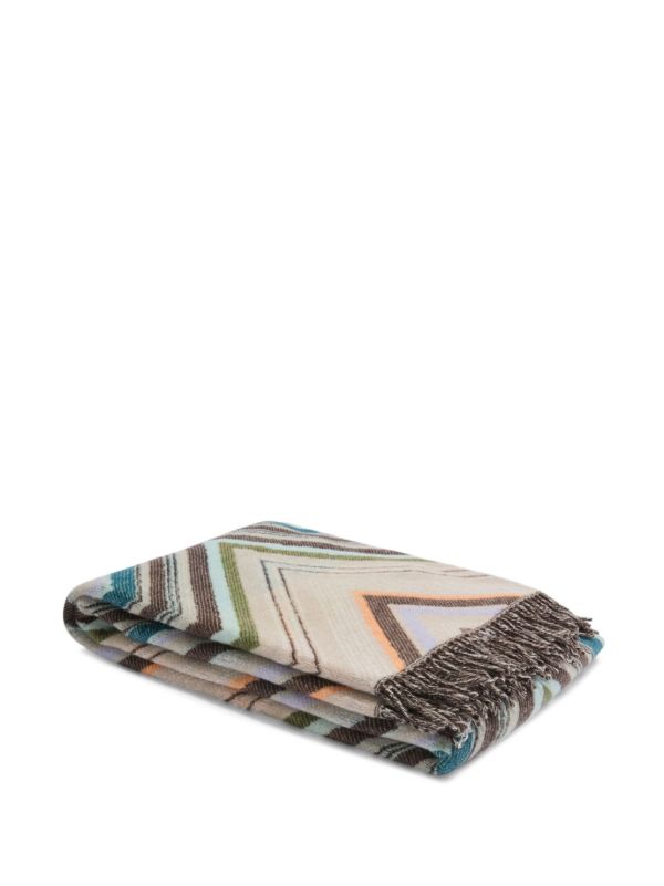 Missoni Home Chevron-pattern Throw (130cm X 190cm) | Browns Blankets & Throws