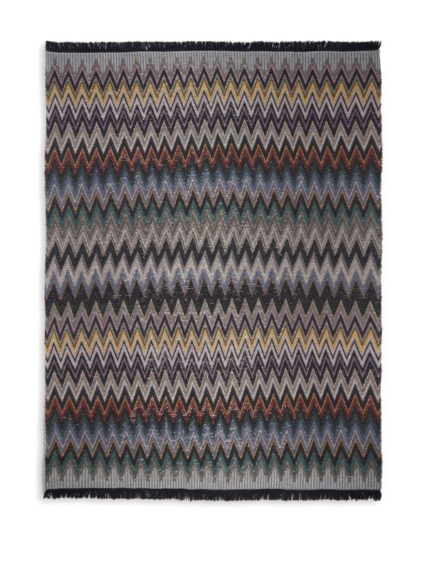 Missoni Home Grey Black And Beige Chen Throw 140x200cm | Browns Blankets & Throws