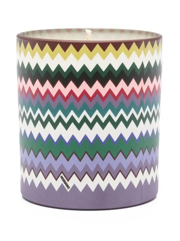 Missoni Home Marrakech zigzag-printed candle (220g) | Browns Candles