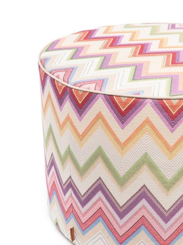 Missoni Home Multicolour Agadir Cylindrical Stool | Browns Chairs & Stools