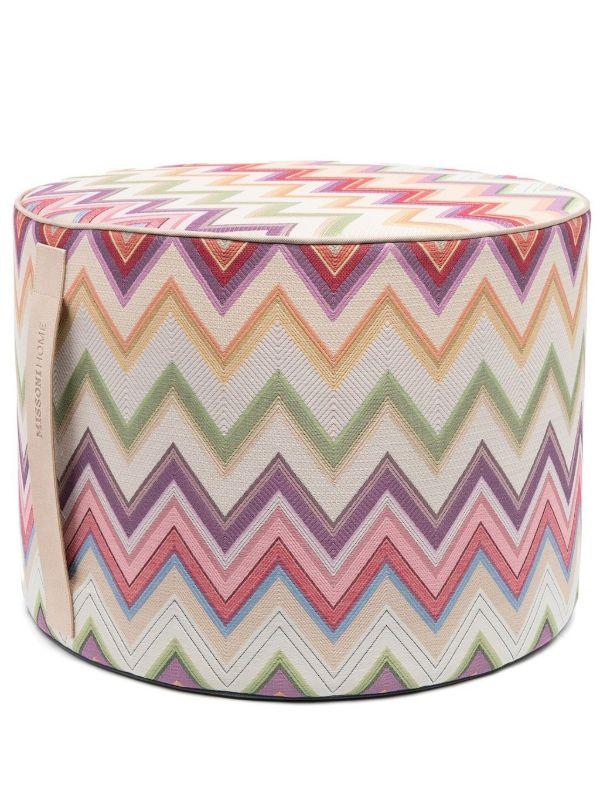 Missoni Home Multicolour Agadir Cylindrical Stool | Browns Chairs & Stools