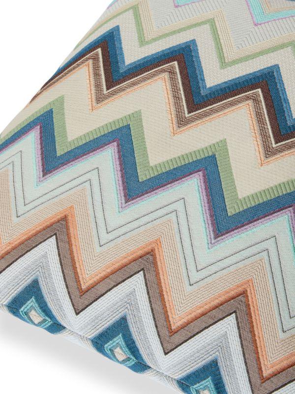 Missoni Home Multicolour Agadir Zigzag Cushion | Browns Cushions
