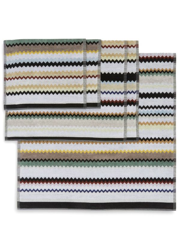 Missoni Home Multicolour Curt Zigzag Five-Piece Towel Set | Browns Towels