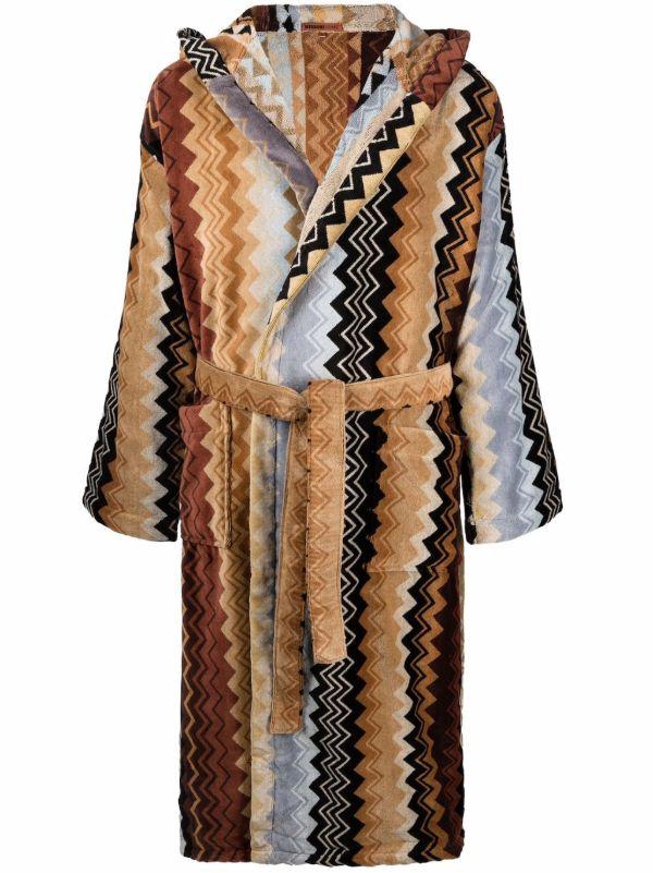 Missoni Home Multicolour Giacomo Zigzag Cotton Robe | Browns Dressing Gowns & Robes