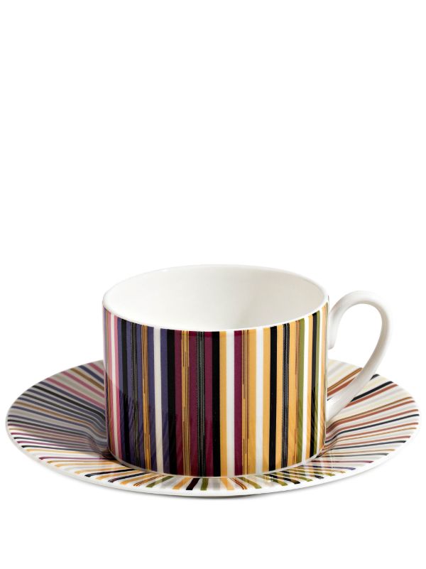 Missoni Home Multicolour Stripes Jenkins teacup set | Browns Cups & Tea Sets