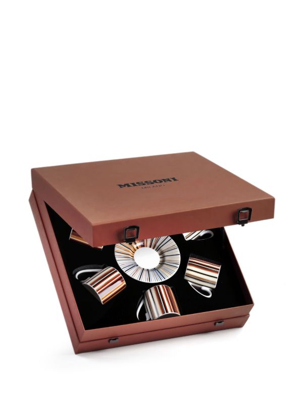 Missoni Home Multicolour Stripes Jenkins Teacup Set | Browns Cups & Tea Sets