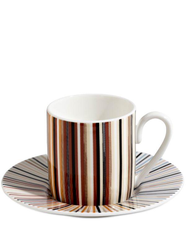 Missoni Home Multicolour Stripes Jenkins teacup set | Browns Cups & Tea Sets