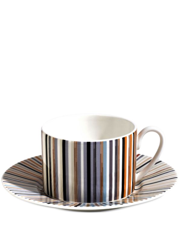 Missoni Home Multicolour Stripes Jenkins teacup set | Browns Cups & Tea Sets