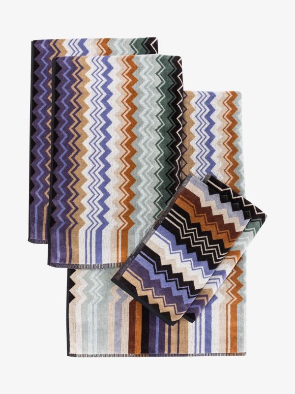 Missoni Home Multicoloured Giacomo Cotton Towel Set | Browns Towels