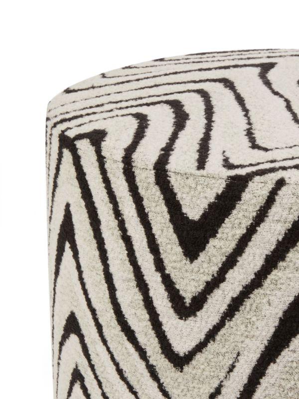 Missoni Home Neutral Savana Cylindrical Pouf | Browns Chairs & Stools