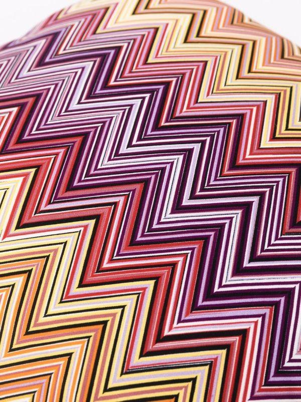 Missoni Home Purple Zigzag Cushion | Browns Cushions