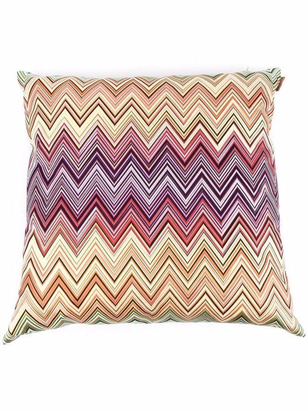 Missoni Home Purple Zigzag Cushion | Browns Cushions