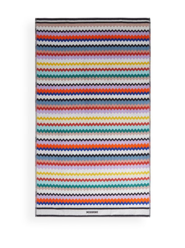 Missoni Home White Riverbero Cotton Beach Towel | Browns Beach Cover-Ups