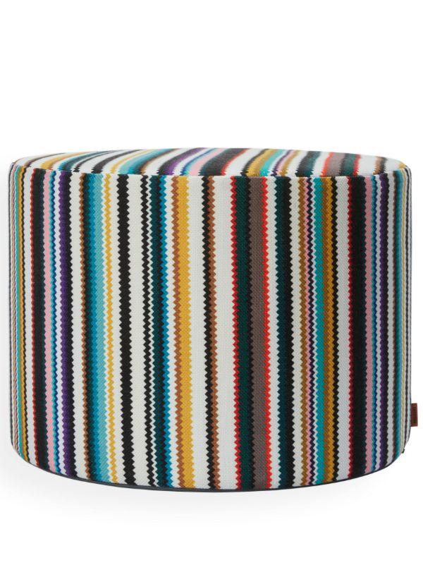 Missoni Home White Shanghai Outdoor Pouf | Browns Chairs & Stools