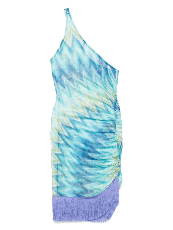 Missoni one-shoulder dress | Browns Beach Dresses