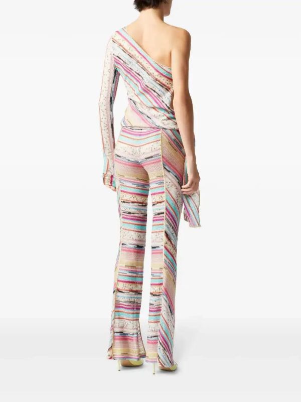 Missoni Pink One-Shoulder Top | Browns T-Shirts & Jersey Shirts