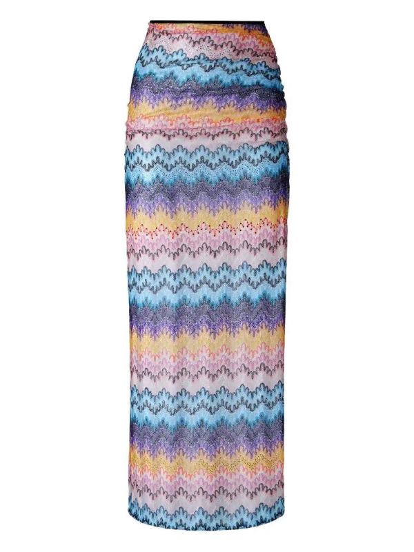 Missoni sheer maxi skirt | Browns Straight Skirts