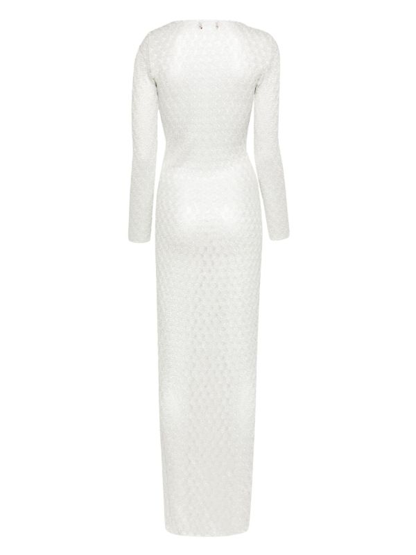 Missoni White Lace Lurex Beach Dress | Browns Beach Dresses