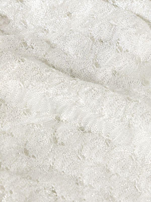 Missoni White Lace Lurex Beach Dress | Browns Beach Dresses