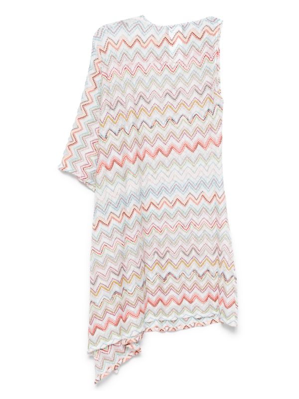 Missoni White Zigzag Crochet-Knit Beach Dress | Browns Beach Dresses
