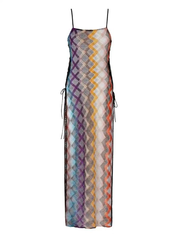 Missoni zig zag-pattern midi dress | Browns Day Dresses