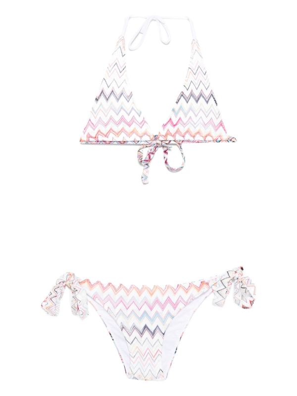 Missoni zigzag-motif bikini set | Browns Bikinis