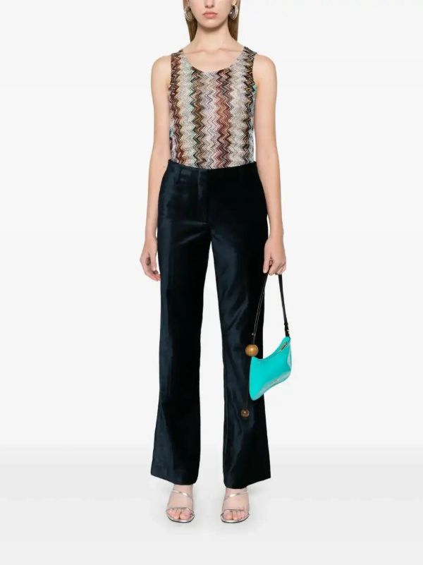 Missoni Zigzag-motif Lamé Top | Browns Vests & Tank Tops