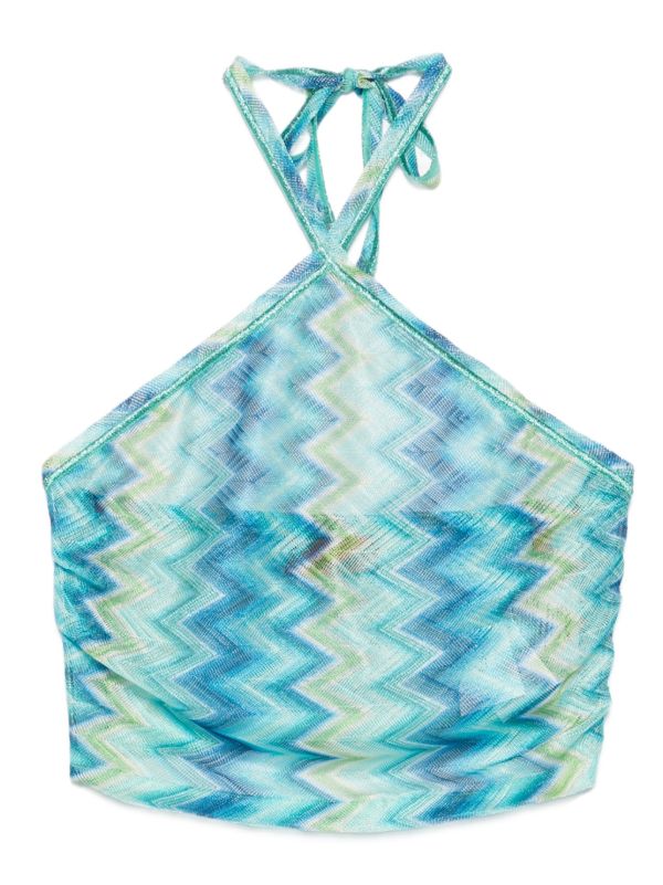 Missoni zigzag-motif top | Browns Beach Cover-Ups