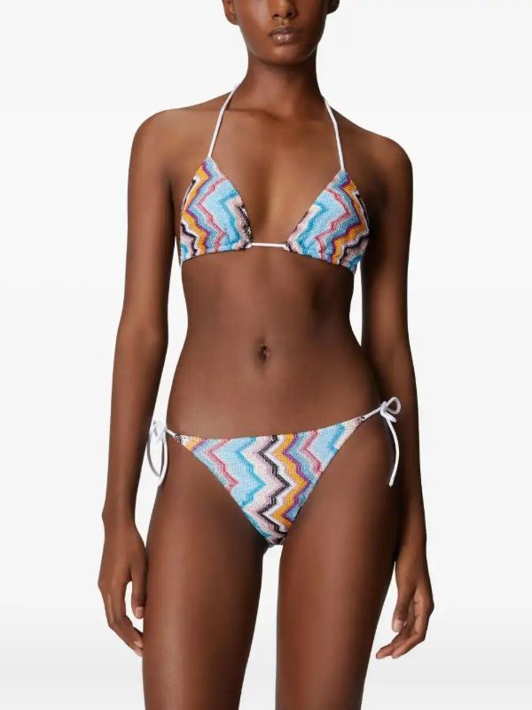 Missoni Zigzag-pattern Bikini | Browns Bikinis
